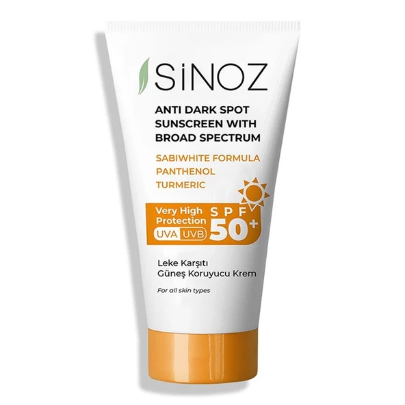 Sinoz Leke Karşıtı Güneş Koruyucu Krem SPF50 50 ml ürün görseli 1