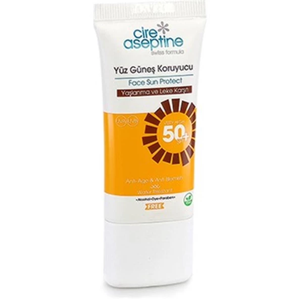 Cire Aseptine Yüz Güneş Koruyucu SPF50+ Karma ve Yağlı Cilt 50 ml ürün görseli 1
