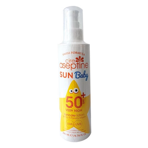 Cire Aseptine Baby Sun SPF50+ 200 ml ürün görseli 1