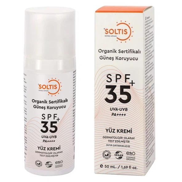 Soltis Organik Güneş Koruyucu Krem SPF35+ 50 ml ürün görseli 1