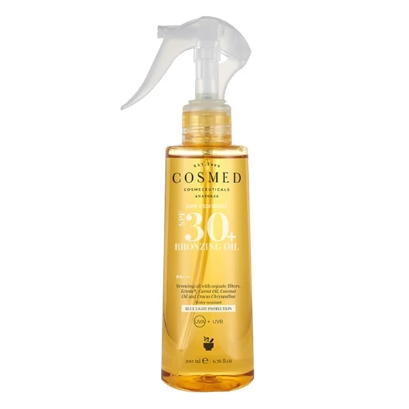 Cosmed Sun Essential Bronzing Oil SPF30 Bronzlaştırıcı Güneş Yağı Sprey 200 ml ürün görseli 1