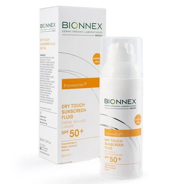 Bionnex Preventiva Dry Touch Fluid SPF50+ 50 ml - Resim 2