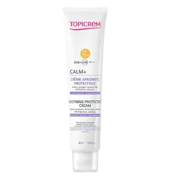 Topicrem Calm Soothing Protective Cream SPF50 40 ml ürün görseli 1
