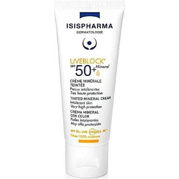 Isis Pharma Uveblock SPF50+ Tinted Mineral Cream 40 ml ürün görseli 1