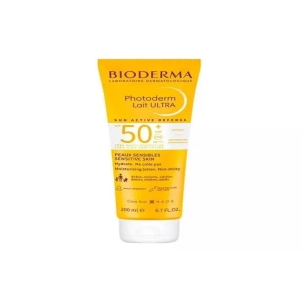 Bioderma Photoderm Lait Ultra Hassas Ciltler İçin SPF50+ 200 ml ürün görseli 1