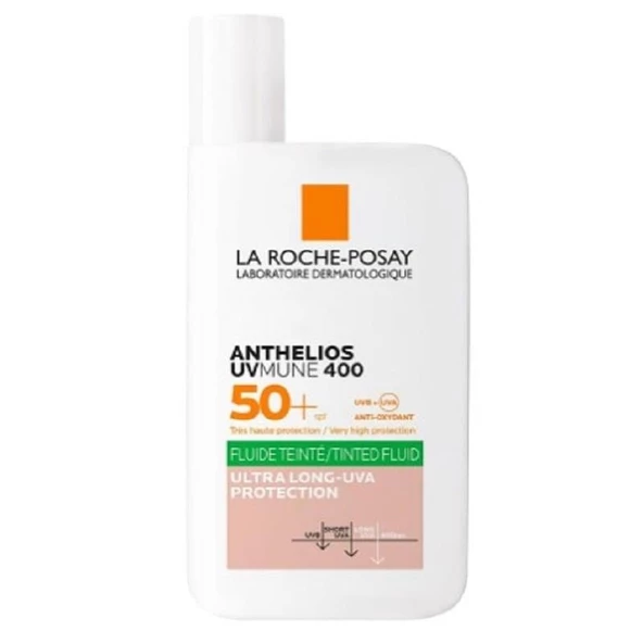 La Roche Posay Anthelios Uvmune 400 Fluide Oil Control Tinted SPF50+ 50 ml ürün görseli 1