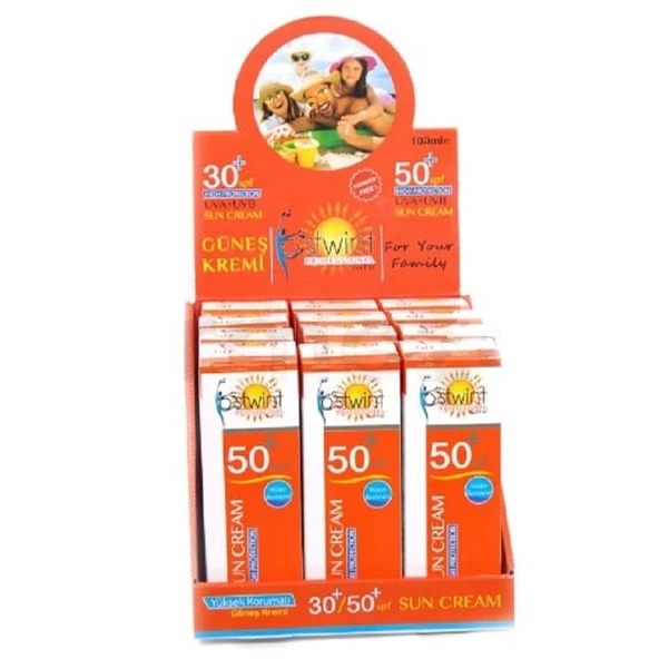 Ostwint Güneş Kremi SPF50 100 ml - 12'li Stand ürün görseli 1