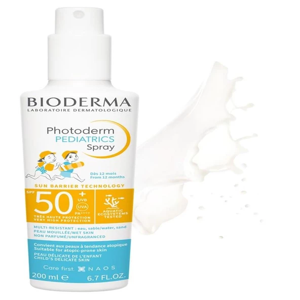 Bioderma Photoderm Pediatrics Spray SPF50+ 200 ml ürün görseli 1