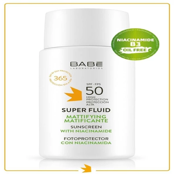 Babe Süper Akışkan Matlaştırıcı Güneş Koruyucu Krem SPF50 50 ml ürün görseli 1