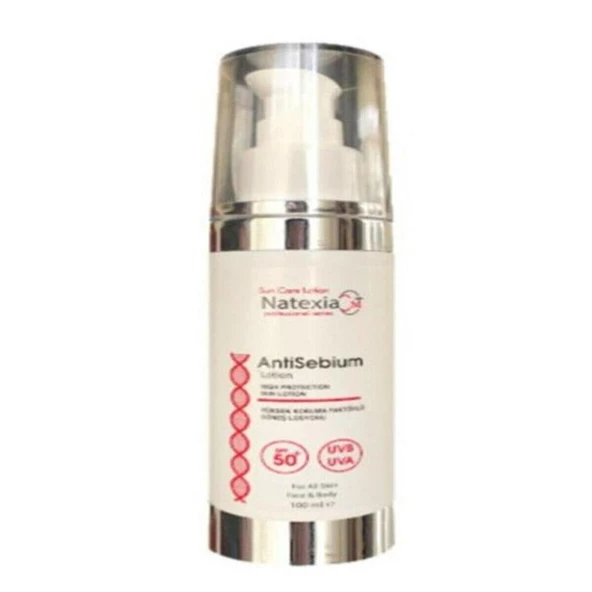 Natexia Sun Care Lotion Antisebium SPF50 100 ml ürün görseli 1