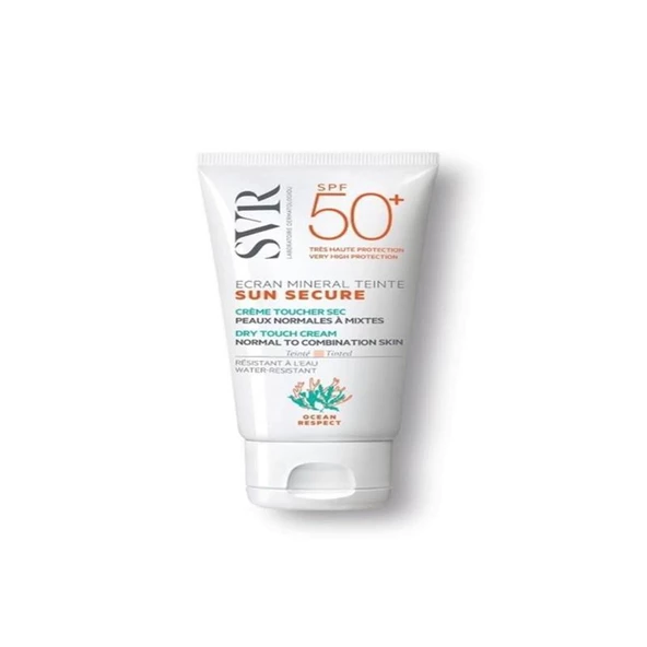 SVR Sun Secure Ecran Mineral Teinte Normal Ciltler SPF50 60 gr ürün görseli 1