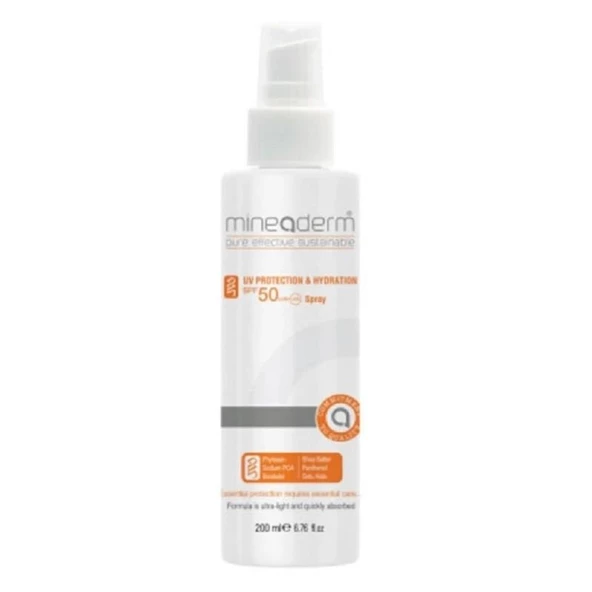 Mineaderm UV Protection Hydration Sprey SPF50+ 200 ml ürün görseli 1