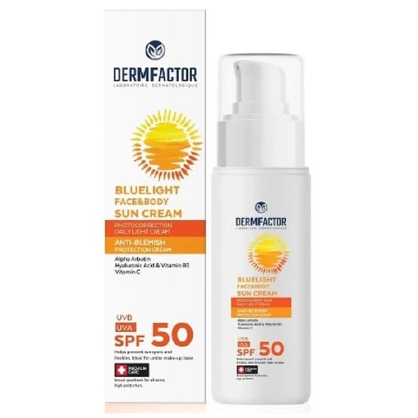 Dermfactor Yüz ve Vücut Güneş Kremi Leke Karşıtı SPF50+ 100 ml ürün görseli 1