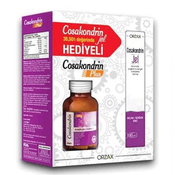 Cosakondrin Plus 60 Tablet + Cosakondrin Jel 100 ml Hediyeli ürün görseli 1