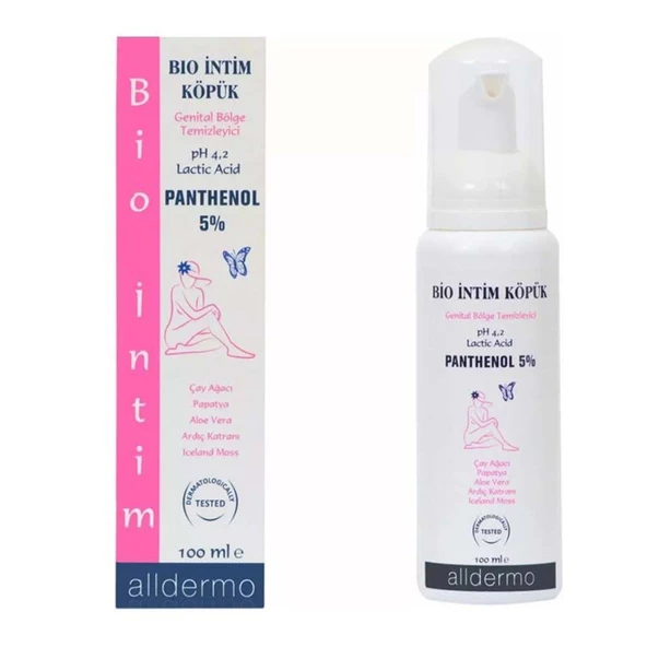 Alldermo Panthenol Bio İntim Köpük 100 ml ürün görseli 1