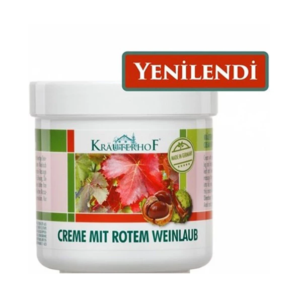 Krauterhof Kırmızı Üzüm Yaprağı Kremi 250 ml ürün görseli 1