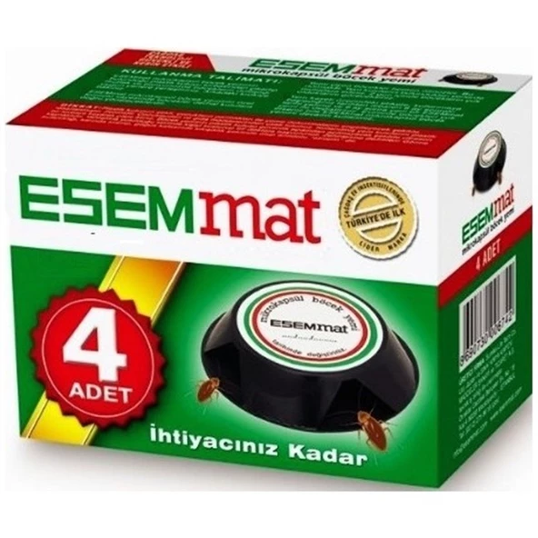 Esemmat Hamam Böceği Yemi 12 Ay Etkili 4 Adet ürün görseli 1