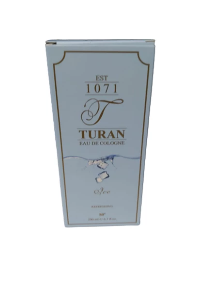 Turan Parfümlü Kolonya Ice 80° 200 ml ürün görseli 1