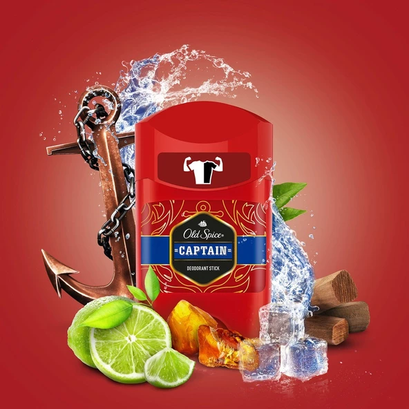 Old Spice Stick Deodorant Captain 50 ml ürün görseli 1