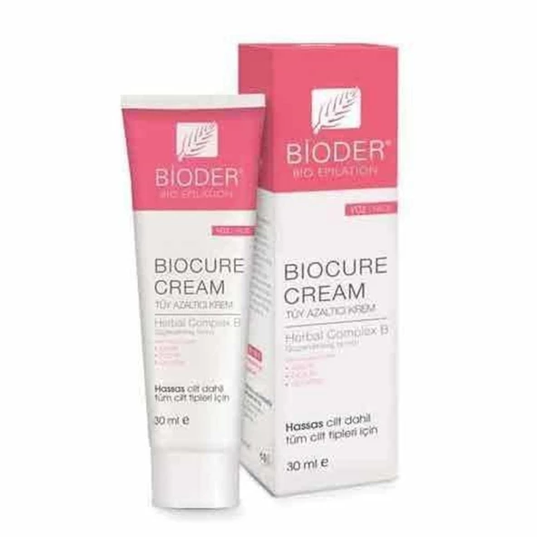 Bioder Biocure Tüy Azaltıcı Yüz Kremi 30 ml ürün görseli 1