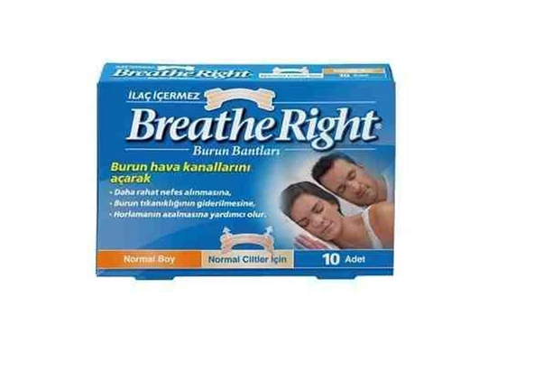 Breathe Right Klasik Normal Boy Burun Bandı 10'lu - Eski Ambalaj ürün görseli 1