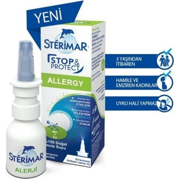 Sterimar Burun Spreyi Stop & Protect Alerji 20 ml ürün görseli 1