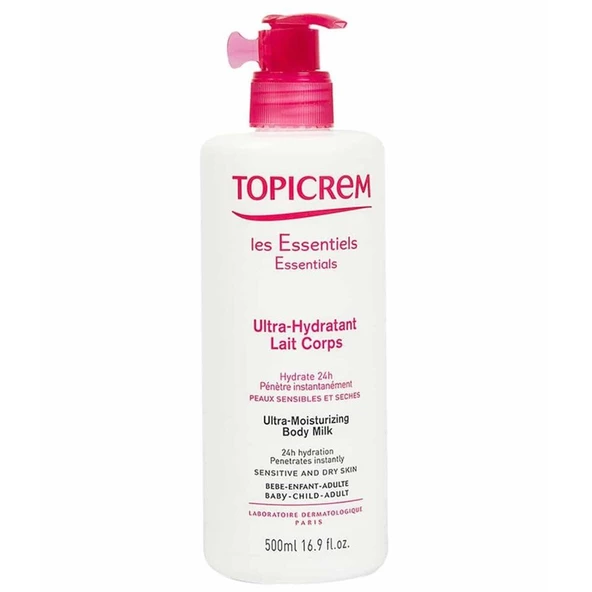 Topicrem Ultra Moisturizing Body Milk 500 ml ürün görseli 1