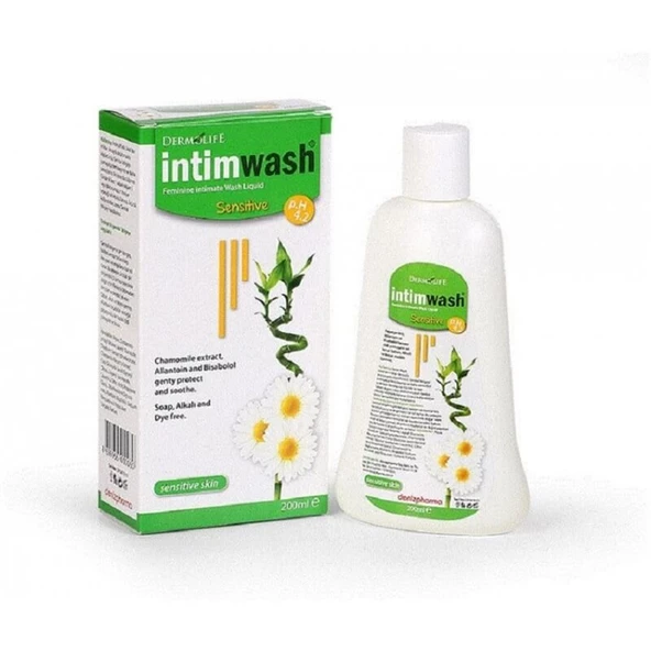 Dermolife Intim Wash Likit 200 ml ürün görseli 1