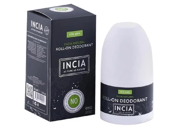 Incia Doğal Roll-On Deodorant Erkek 50 ml ürün görseli 1