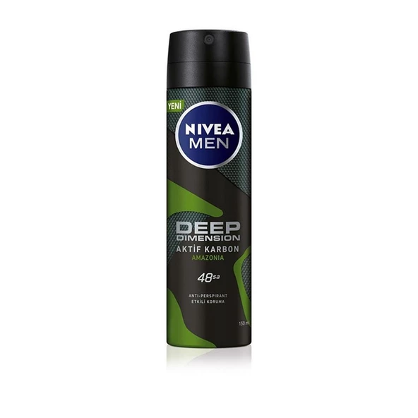 Nivea Deo Sprey Deep Amazonia For Men 150 ml ürün görseli 1
