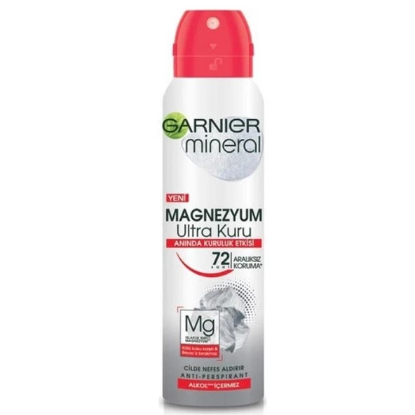 Garnier Mineral Deodorant Ultra Kuru Magnezyum 150 ml ürün görseli 1