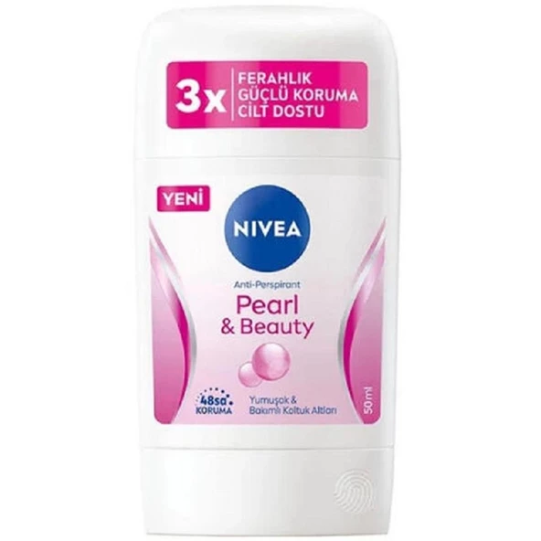 Nivea Women Pearl & Beauty Stick Deodorant 50 ml ürün görseli 1