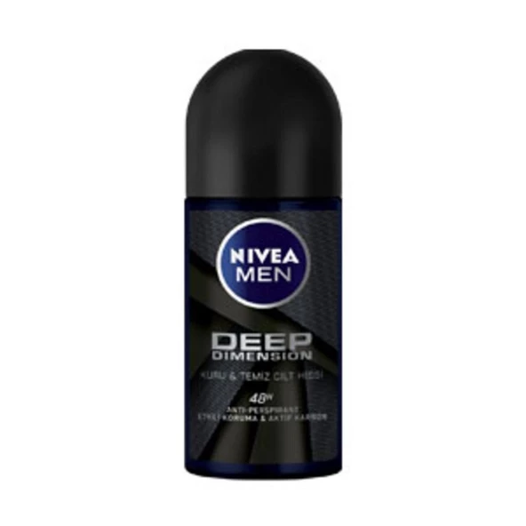 Nivea Roll-On Deodorant Deep Dimension For Men 50 ml ürün görseli 1