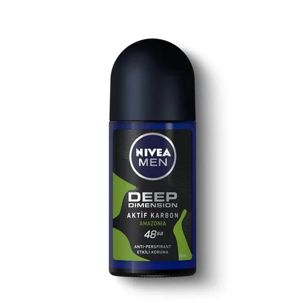 Nivea Roll-On Deodorant Deep Amazonia For Men 50 ml ürün görseli 1