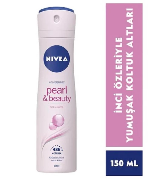Nivea Pearl & Beauty Deodorant 150 ml ürün görseli 1