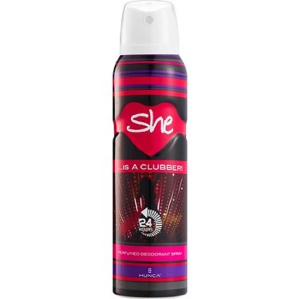 She Is Clubber Kadın Deodorant 150 ml ürün görseli 1