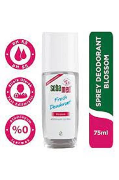 Sebamed Fresh Sprey Deodorant Blossom 75 ml ürün görseli 1