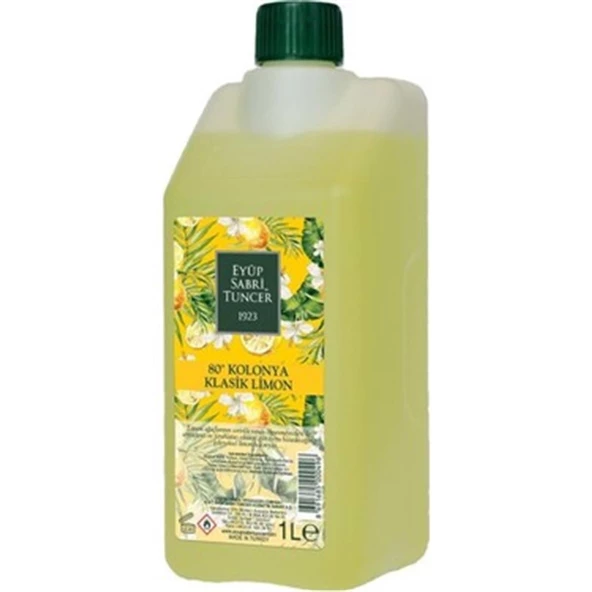 Eyüp Sabri Tuncer Klasik Limon Kolonyası 1 lt - Koruma Kilitli Kapak ürün görseli 1