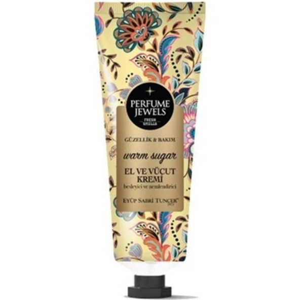 Eyüp Sabri Tuncer Perfume Jewels El ve Vücut Kremi 50 ml - Warm Sugar ürün görseli 1