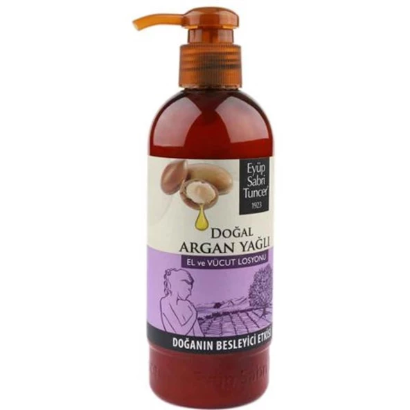 Eyüp Sabri Tuncer Vücut Losyonu Argan 250 ml ürün görseli 1