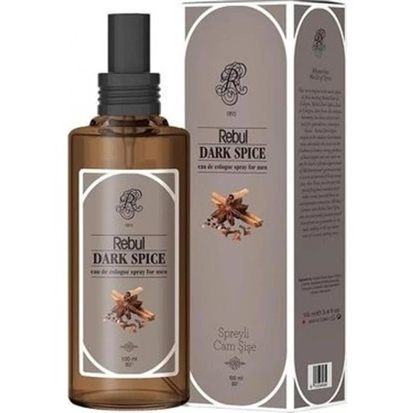 Rebul Dark Spice Kolonya Cam Şişe 100 ml ürün görseli 1