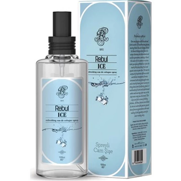 Rebul Ice Kolonya Sprey Cam Şişe 100 ml ürün görseli 1