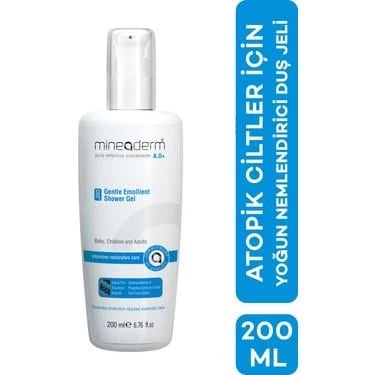 Mineaderm Gentle Emollient Shower Gel 200 ml ürün görseli 1