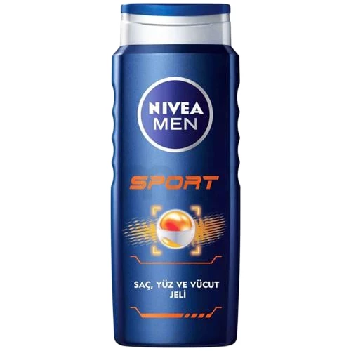 Nivea Men Saç ve Vücut Şampuanı Sport 500 ml ürün görseli 1