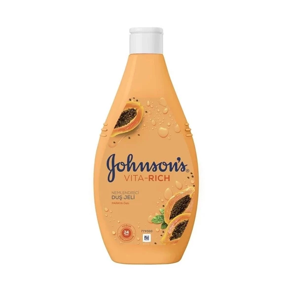 Johnson's Vita Rich Papaya Özlü Nemlendirici Duş Jeli 400 ml ürün görseli 1