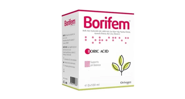 Borifem Vajinal Duş 200 ml - Resim 3