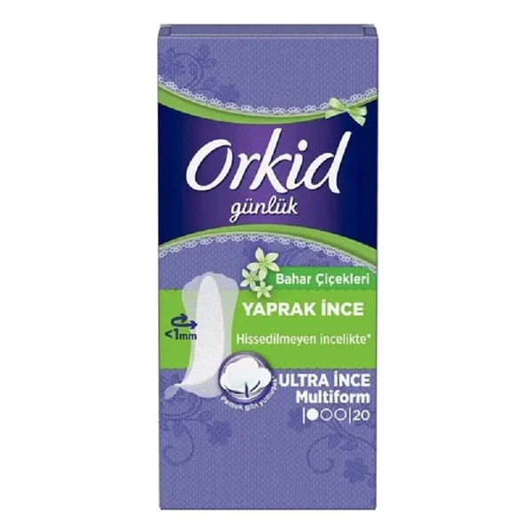 Orkid Hijyenik Ped Yaprak Light Bahar 20'li ürün görseli 1