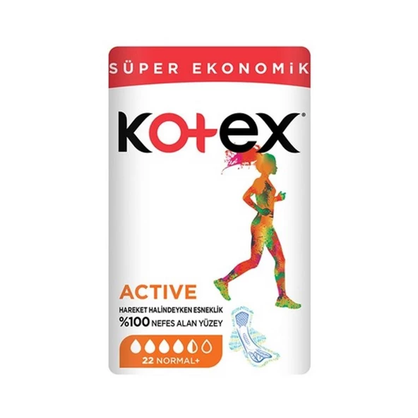 Kotex Active Normal 22'li ürün görseli 1