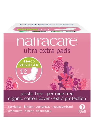 Natracare Ultra Ekstra Ped Normal 12'li ürün görseli 1