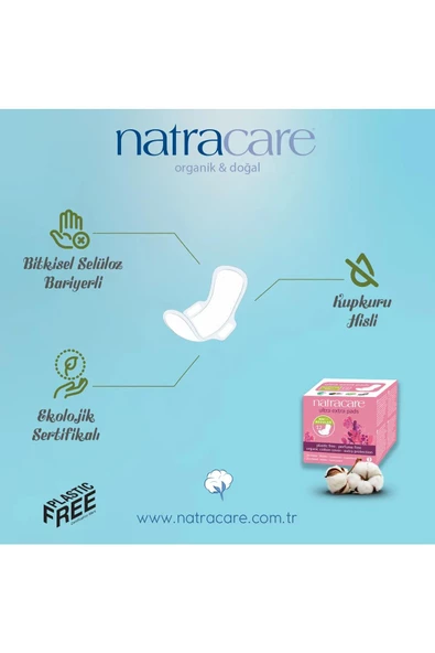 Natracare Ultra Ekstra Ped Normal 12'li - Resim 3